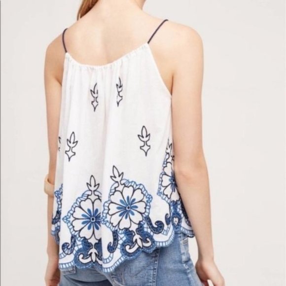 💋HOST PICK💋Anthropologie Farren Embroidered Swing Tank - Picture 8 of 12